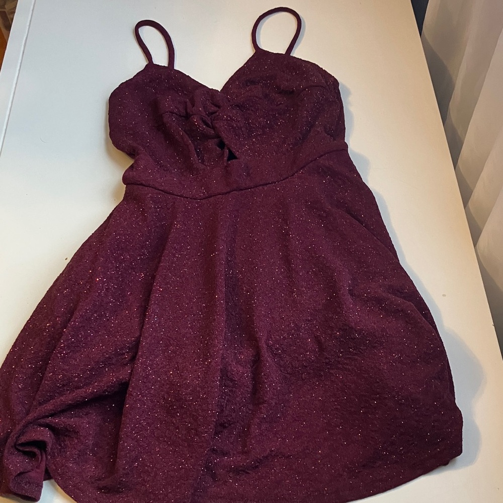 Windsor Glittering Burgundy Gown